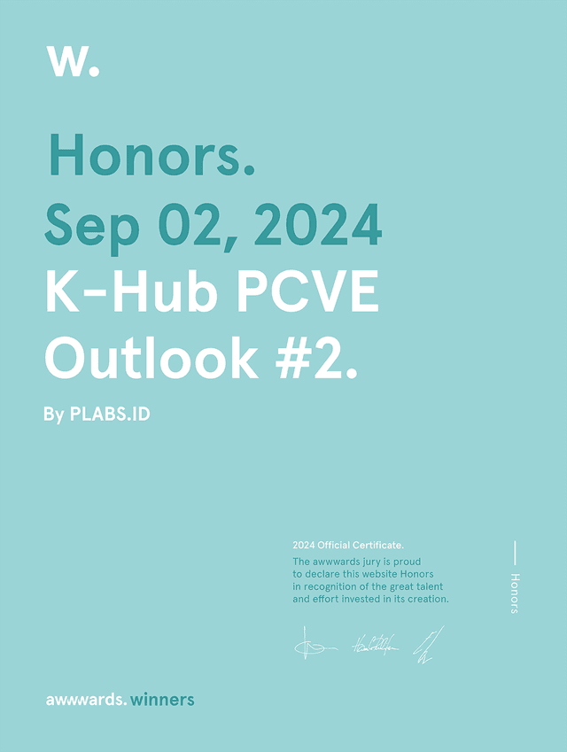 Awwwards Honorable Mention PLABS.ID